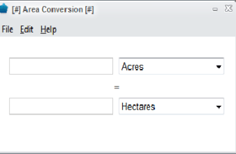 Image 0 for Area Conversion Calculato…